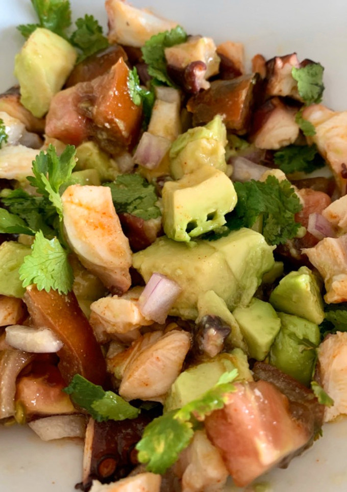 Una foto de Ensalada de pulpo