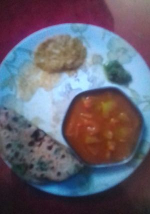 मेथी पराठा (methi paratha recipe in Hindi) रेसिपी मुख्य फोटो
