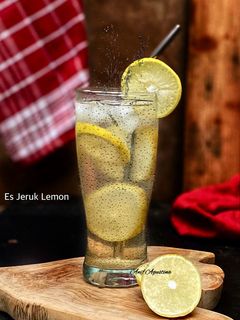Foto resep Es jeruk Lemon
