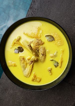 Foto resep Kare ayam tahu bumbu instan