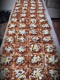 عکسی از دستور پیتزا روی نان تست
