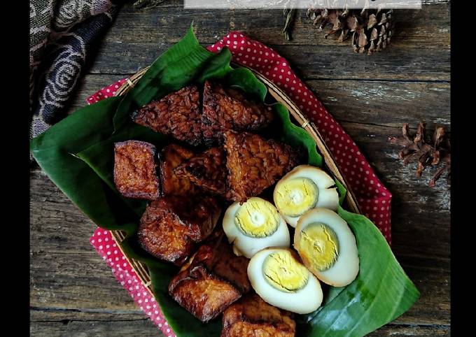 Tahu, Tempe dan Telur Bacem