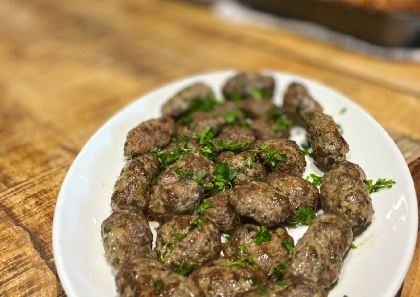 Kafta balls - Lebanese style meatballs