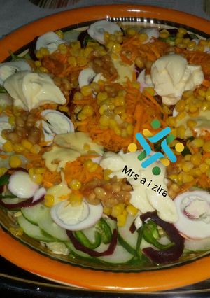 A picture of Nigerian Salad.