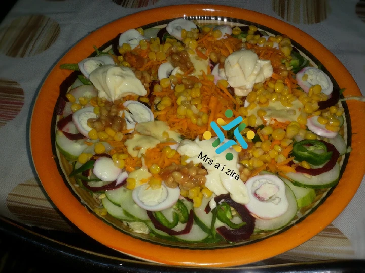 Easy Way Make Recipe Nigerian Salad that is Can Pamper Your Tongue, Addictive}