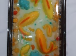 Foto resep Puding Kolam Ikan Koi