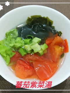 蕃茄紫菜湯(簡單料理) 的食譜成品照片