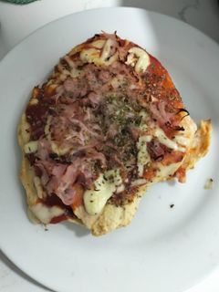 Una foto de Pollo-pizza (Chickzza) Airfryer