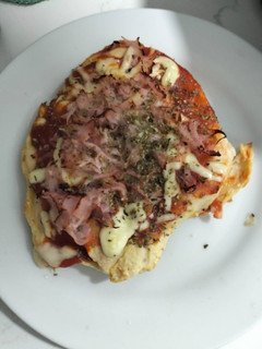 Una foto de Pollo-pizza (Chickzza) Airfryer