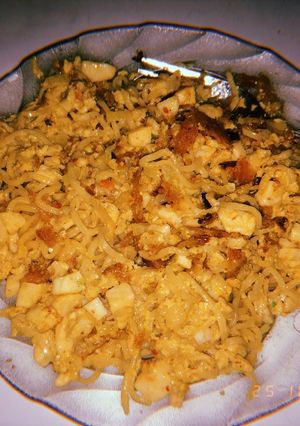 Foto resep Scramble mie tetep pake rice cooker ala anak kos