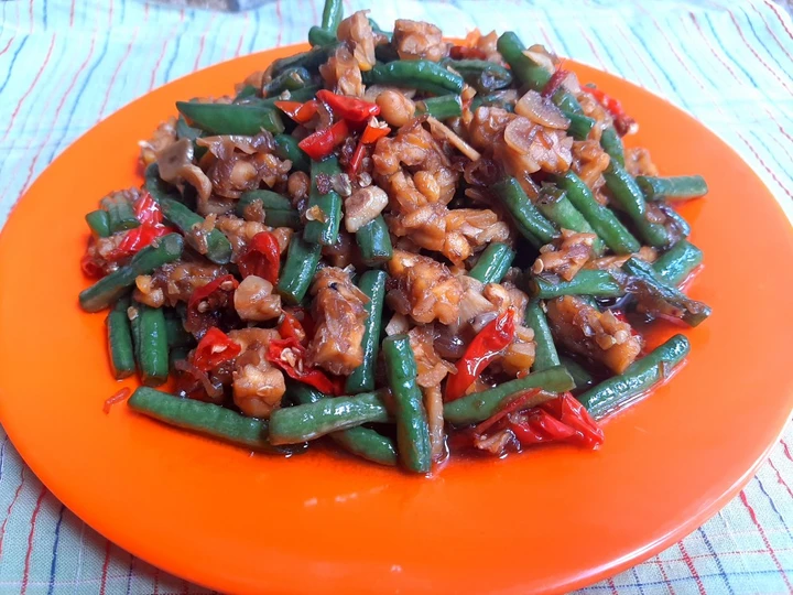 Cara Gampang Membikin Resep Tumis tempe dan kacang panjang yang Menggugah Selera Anti Ribet, Lezat
