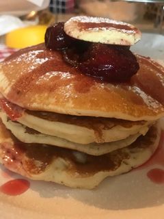 صورة لوصفة بان كيك بالفريز 🥞