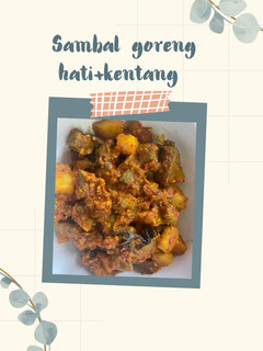 Foto resep 5. Sambal goreng hati sapi dan kentang