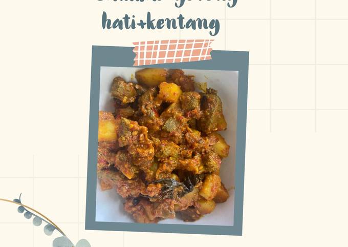 Resep 5. Sambal goreng hati sapi dan kentang, Enak Banget