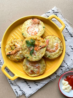 Foto resep Telur Dadar Kentang Udang