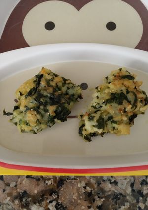 Una foto de Croquetas de acelga y arroz