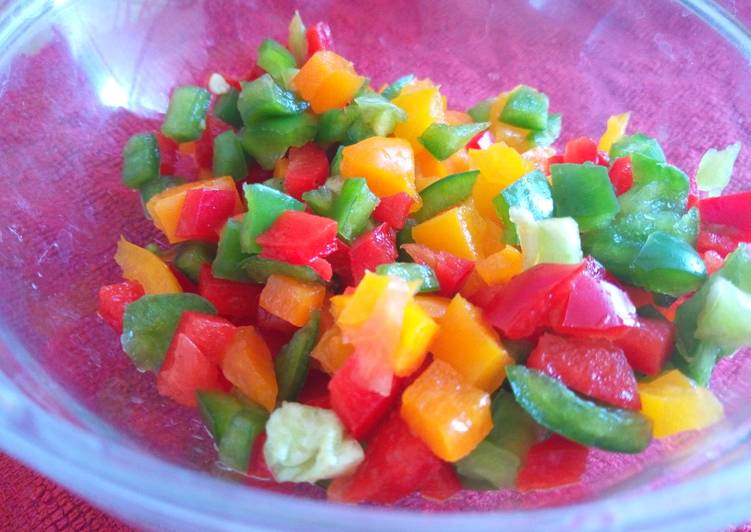 Simple Way to Make Ultimate Mixed bell peppers