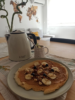 Una foto de Pancakes Veganos
