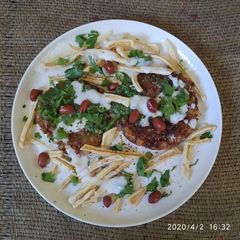 A picture of Sabudana chat.