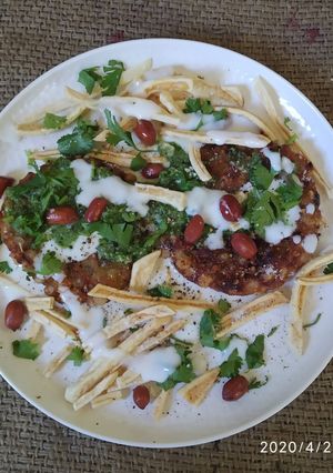 A picture of Sabudana chat.