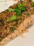 Salmón con costra especial
