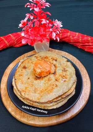 A picture of Millets (Bajra Roti).