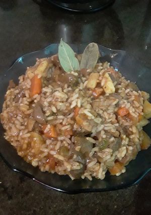 Una foto de Arroz con Riñoncitos