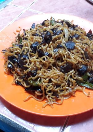 Foto resep Mie Goreng jamur lombok ijo