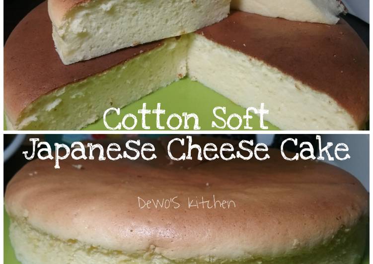 Resep Cotton Soft Japanese Cheese Cake ala Tintin Rayner Anti Gagal
