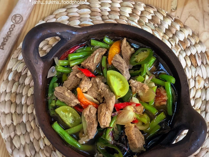Cara Gampang Membuat Resep Asem asem buncis daging sapi yang Menggugah Selera
