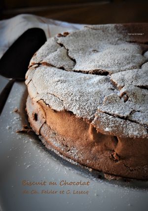 Une photo de Gâteau au chocolat inspiré de Ch. Felder