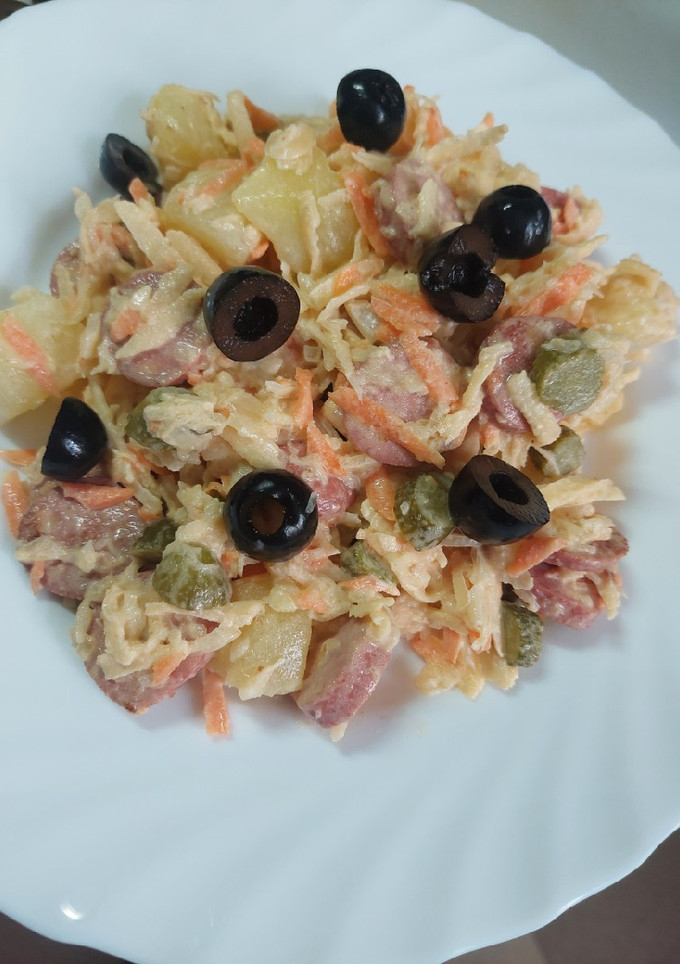 Una foto de Ensalada Alemana con chucrut