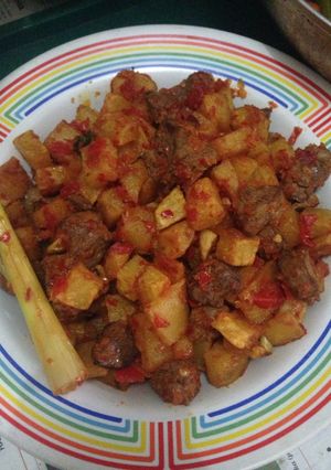 Foto resep Sambal goreng kentang hati ayam