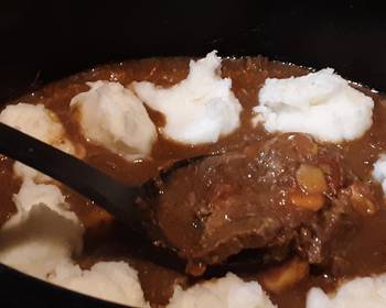 Ready to Serve Crockpot Potato Topped Swiss Steak Practical Delicious