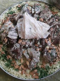 صورة لوصفة منسف