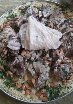 صورة لوصفة منسف