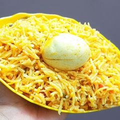 A picture of Egg biriyani.