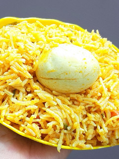 A picture of Egg biriyani.