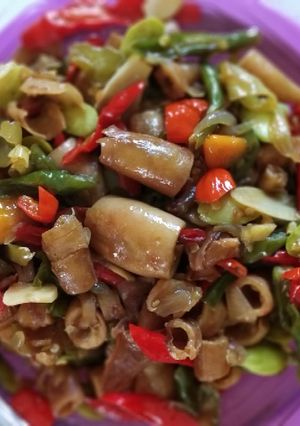 Foto resep Tumis cumi asin