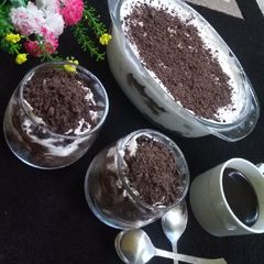 A picture of Chocolate Cheese Trimasu.