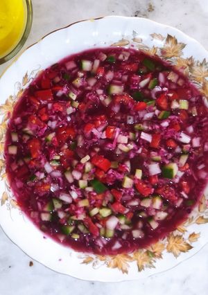 عکسی از دستور سالاد خوشمزه😋