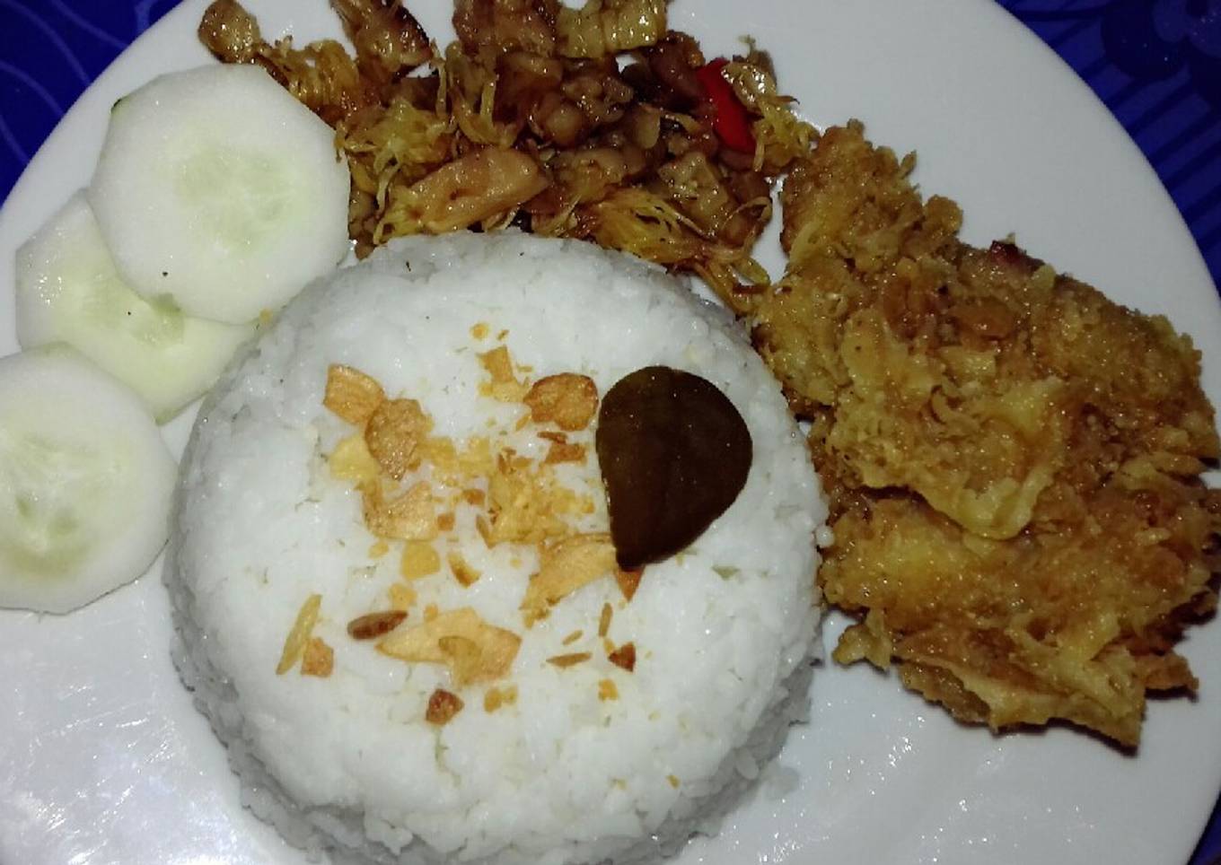 nasi uduk biasa