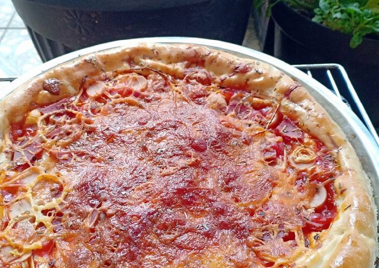 Langkah Mudah untuk Menyiapkan Pizza homemade ? Anti Gagal Langkah Mudah untuk Menyiapkan Pizza homemade ? Anti Gagal