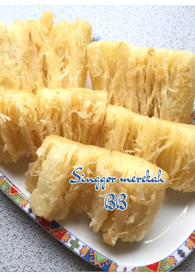 Foto resep Singkong goreng merekah