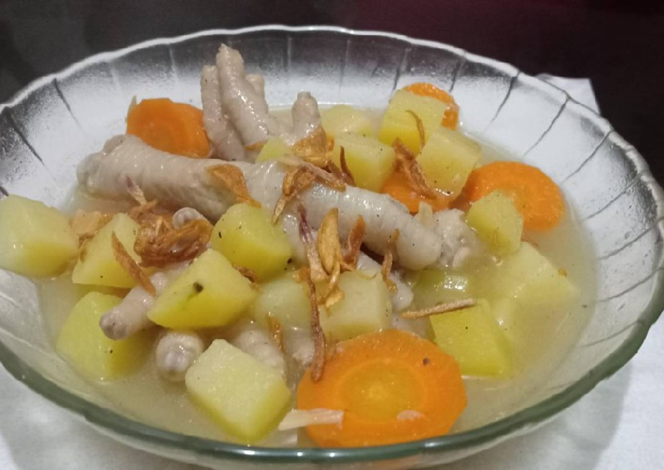 Sop Ceker Ayam