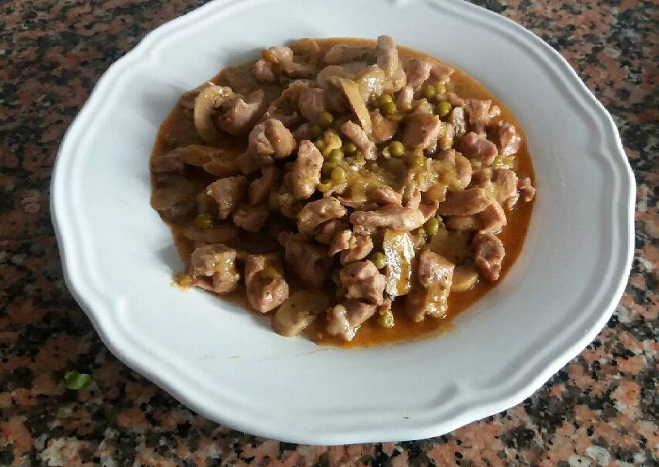 Pechugas de pollo en salsa