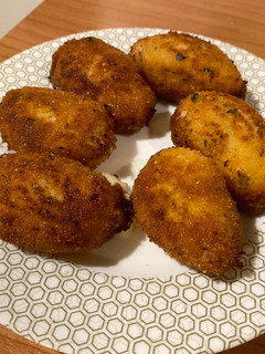 Una foto de Croquetas de pavo y queso