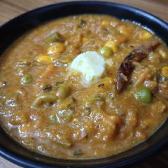 A picture of Bhaji without onion and garlic.
