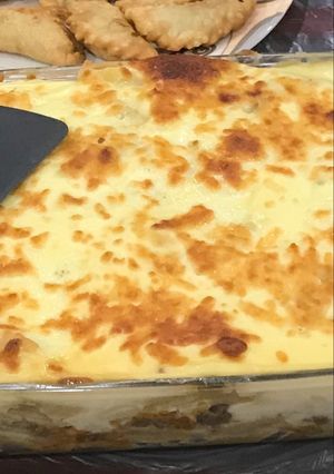 صورة لوصفة معكرونه بالبشاميل