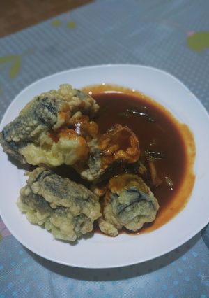 Foto resep Gimmari (nori isi korean noodle)